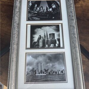 Gotham City Black and Silver Ornate Photography Frame Art